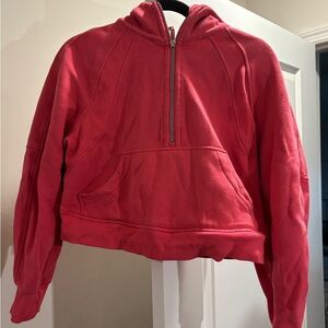 Lululemon pink cropped hoodie